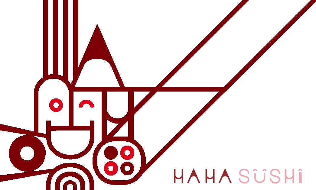Haha Sushi logo